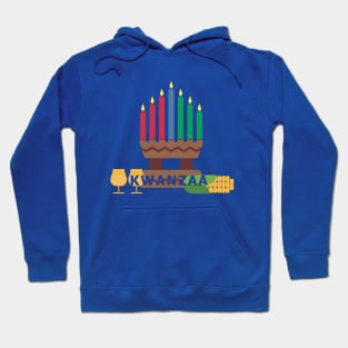 happy kwanzaa candles Hoodie